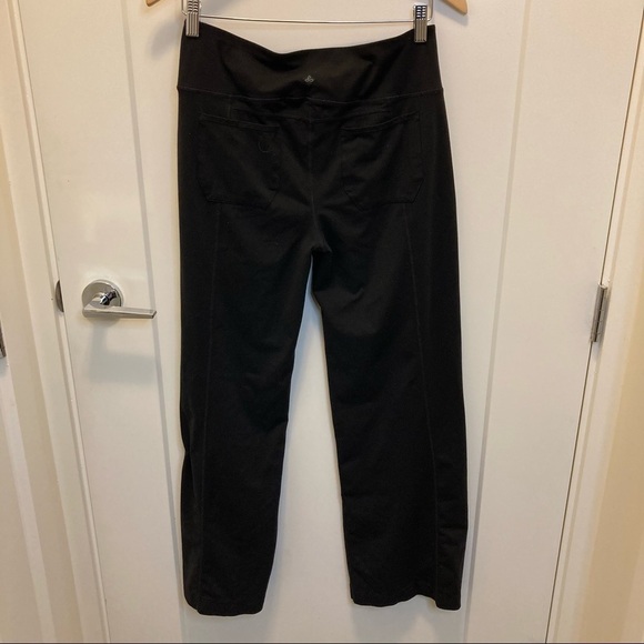 PRANA Sz M Straight Leg Loungewear Workout Yoga Pants  w/ Key & Back Pockets - Picture 6 of 7